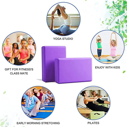  Yoga Blocks, purple