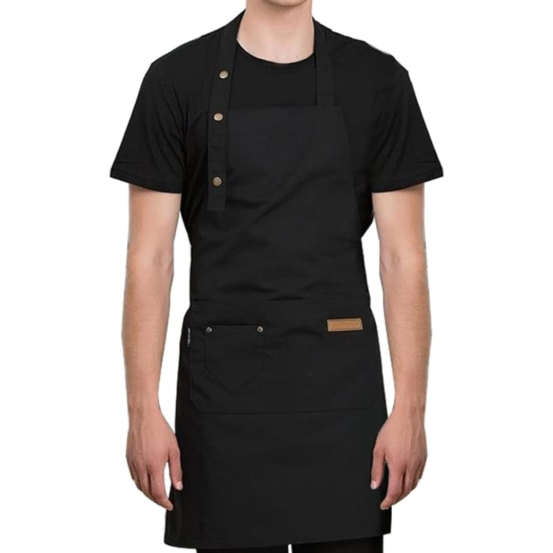 Unisex Adjustable Waterproof Chef Apron with pockets