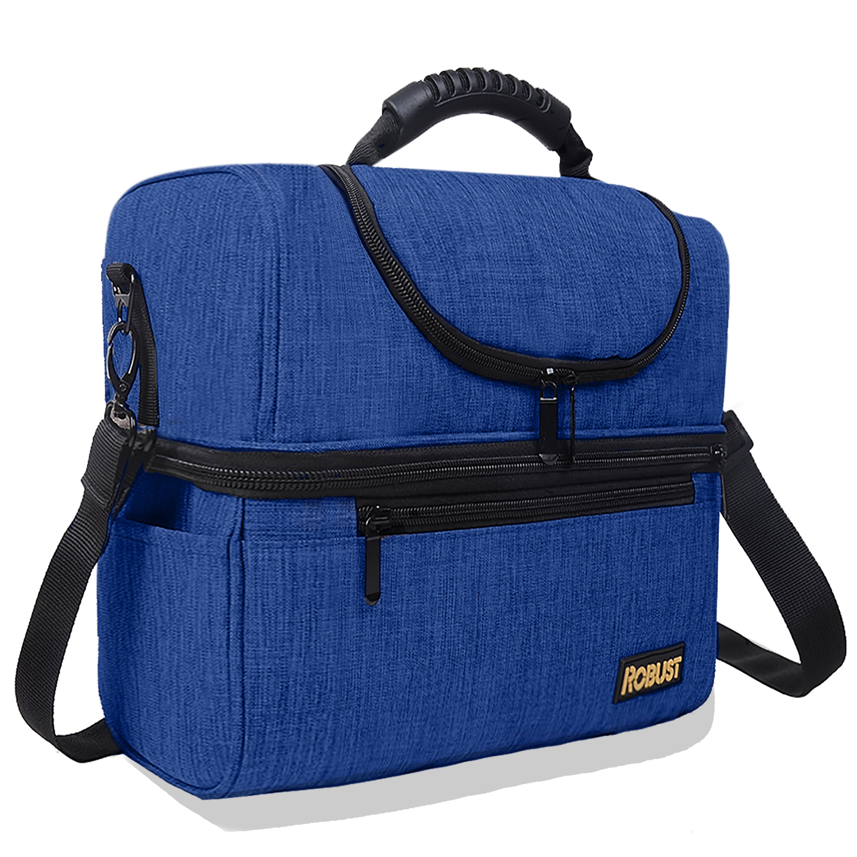 Robust Insulated Leakproof Lunch Bag with Shoulder Strap